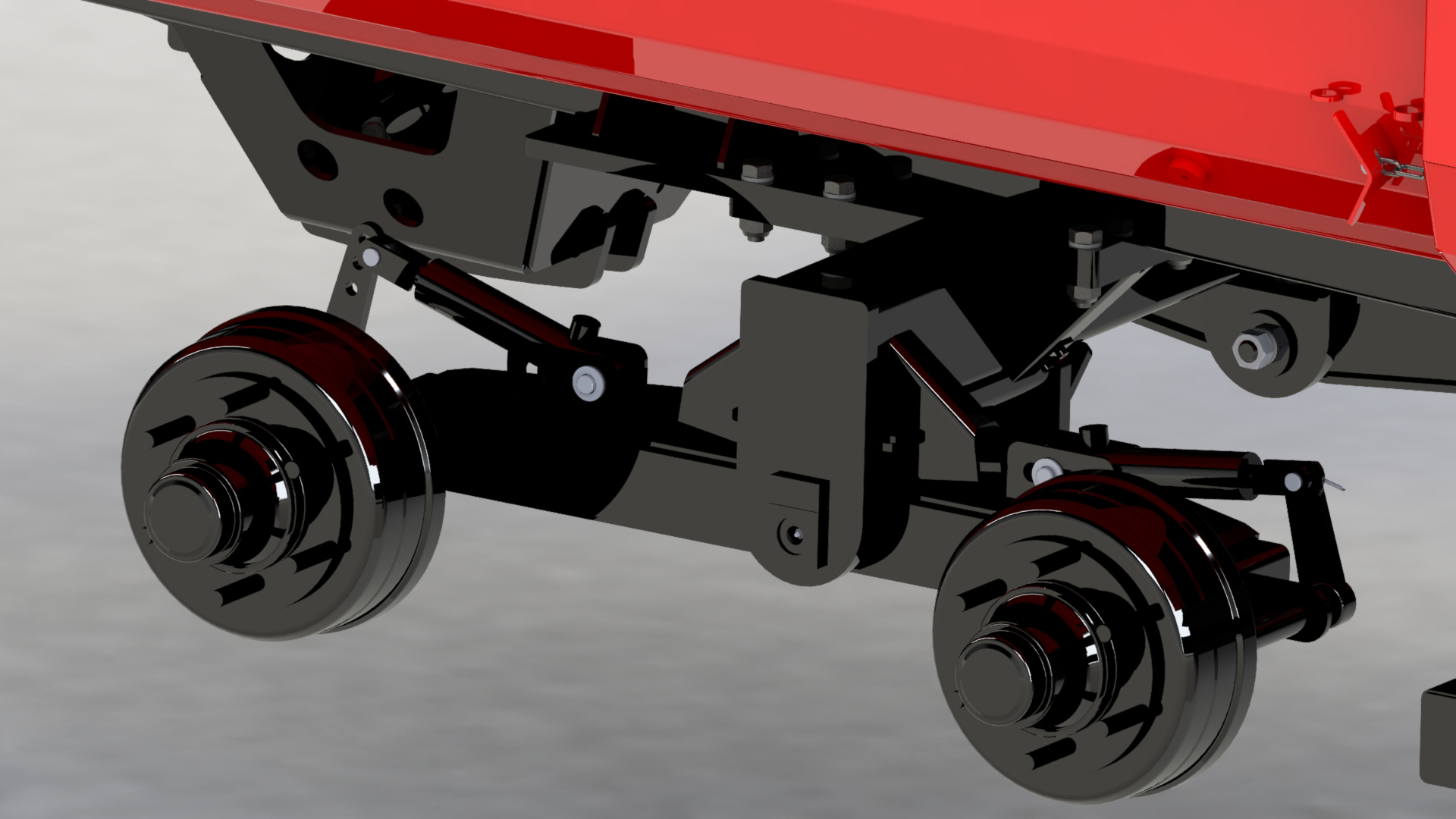 2circuit hydraulic brakes, dump trailer ForsMW