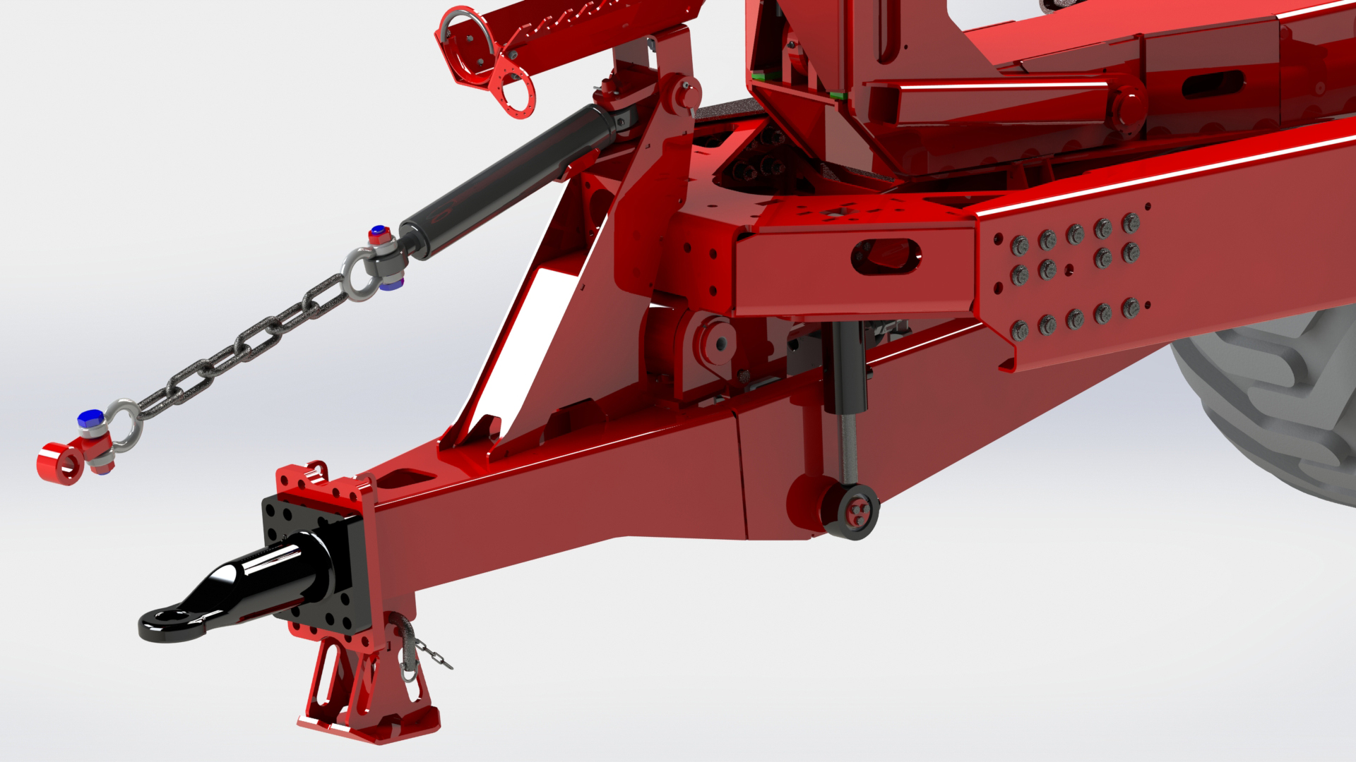 Suspended drawbar, B 12 ForsMW